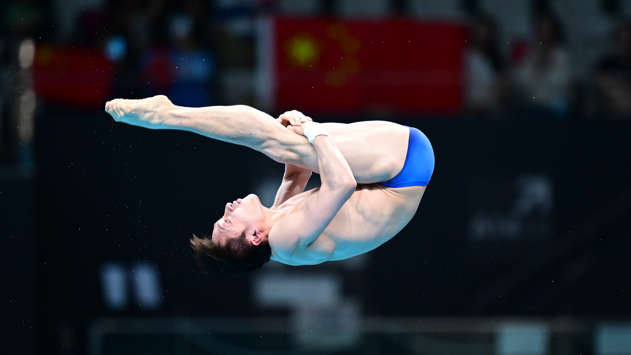 Le Chinois Lian Junjie participe à la finale masculine de la plate-forme de 10 mètres aux Jeux asiatiques d'Aichi-Nagoya 2026 à Tokyo, au Japon, le 30 septembre 2026. /VCG