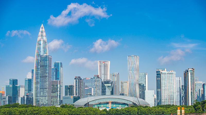 Une vue sur la ville de Shenzhen, dans la province du Guangdong (sud de la Chine), le 23 juillet 2026. /VCG